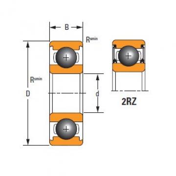 Timken Thin Section61800-2RZ-C3