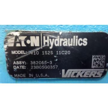 EATON HYDRAULICS V10 1S2S 11C20, NNB Pump