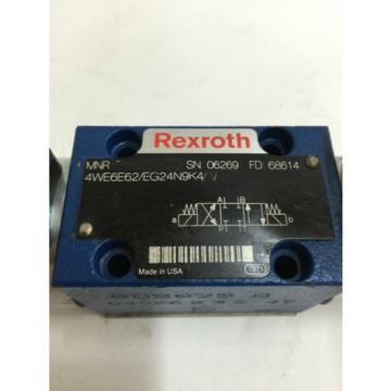 NEW REXROTH HYDRAULIC VALVE 4WE6E62/EG24N9K4/V