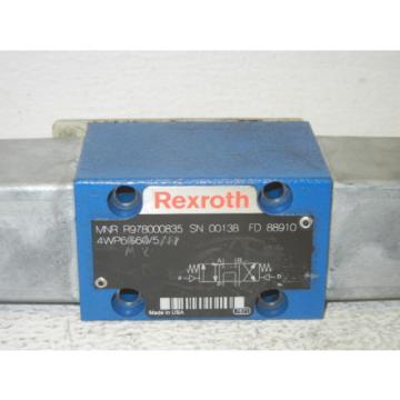 REXROTH R978000835 USED DIRECTIONAL VALVE R978000835