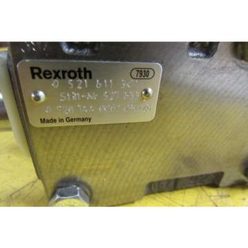 Rexroth Hydraulic Control Block Remote Valve New No Box