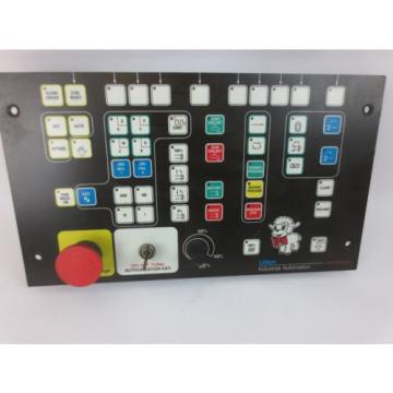 INDRAMAT / REXROTH BTM1.01/00 CONTROL PANEL / OPERATOR INTERFACE w/ E-STOP USED