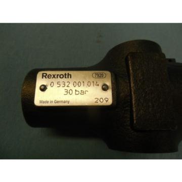 NEW BOSCH REXROTH HYDRAULIC THREADED PRESSURE RELIEF VALVE  0 532 001 014 209