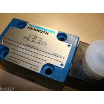 REXROTH 4WE6JB60/EG24N Directional Valve GZ45-4-A 425 24V DC 30W MANNESMANN NEW