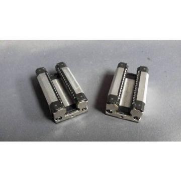 Rexroth N NR 7210 Linear Slide Rail 6-1/4&#034; w/ Block R201119330 Lot of 2