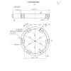 REXROTH NEW REPLACEMENT CAM/STATOR RING MCR05A660-360  WHEEL/DRIVE MOTOR