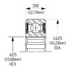 Nice Ball Bearings RBC Bearings 7436TNTG18