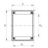 Drawn cup needle roller bearings with closed end - BK0306-TV