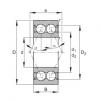 Angular contact ball bearings - 30/6-B-2Z-TVH