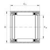 Drawn cup needle roller bearings with open ends - SCE1014-PP