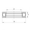 Axial deep groove ball bearings - 10XS18