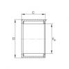 Drawn cup needle roller bearings with open ends - HN1516