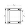 Drawn cup needle roller bearings with open ends - HK0812-2RS