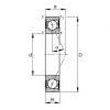 Spindle bearings - B7000-E-2RSD-T-P4S