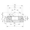 Axial spherical plain bearings - GE10-AX