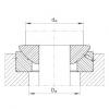 Axial spherical plain bearings - GE100-AX