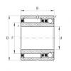 Needle roller/angular contact ball bearings - NKIA5901-XL