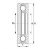 Axial deep groove ball bearings - 4408