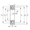 Axial angular contact ball bearings - BSB2047-SU-L055