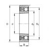 Self-aligning ball bearings - 2205-K-2RS-TVH-C3