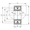 Angular contact ball bearings - 3307-DA