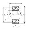 Angular contact ball bearings - 3217