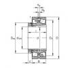 Spherical roller bearings - 23120-E1A-XL-K-M + H3120