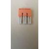 ABB / Entrelec 1SNA291103R2400 orange terminal jumper bars lot of 38