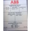 ABB 1200 amp 3 Pole Type NS breaker 1200 Shunt Trip