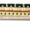 (Lot of 15) ABB Electric S282 K Circuit Breakers 2-Pole 32A w/ SZ-PSB 12N Busbar