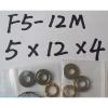 (10) 5 x 12 x 4 mm F5-12M Axial Ball Thrust quality Bearing 3-Parts 5*12*4 ABEC1