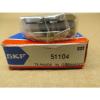 1 NIB SKF Thrust Ball Bearing 51104 BALL THRUST BEARING 10MM BORE ID 35MM OD 10MM W, SNGL DIRECTION