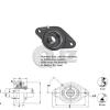 3/4 in 2-Bolts Flange Units Cast Iron HCFL204-12 Mounted Bearing HC204-12+FL204