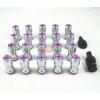 PURPLE RACING M12x1.25 STEEL EXTENDED DUST CAP LUG NUTS WHEEL RIMS TUNER LOCK