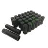 32 PC DODGE RAM 2500 3500 9/16 BLACK TRUCK SPLINE 2&#034; LOCKING LUG NUTS + 2 KEYS