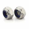 2PCS M6 M8 M10 M12 Nylon Insert Self-Lock Nuts (Nyloc) Hex Lock Nut Fine Thread