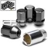 X20 LOCKING LUG RIM/WHEEL LOCK NUTS M12x1.25 BLACK+KEY