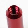 FOR CAMRY/CELICA/COROLLA 20X EXTENDED ACORN TUNER WHEEL LUG NUTS+LOCK+KEY RED