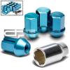 X20 LOCKING LUG WHEEL BLUE LOCK NUTS M12X1.5 12X1.5