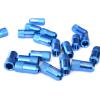 20PC CZRRACING BLUE SHORTY TUNER LUG NUTS NUT LUGS WHEELS/RIMS FITS:MAZDA