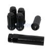 32pc Black Spline Lug Nuts | 14x2 Threads | for Ford F250 F350 Superduty Locks