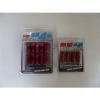 UC168 (32906R+32902R) Muteki SR48 Lug Nut &amp; Lock Set Red Open End 12 x 1.50