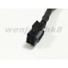 18AWG PCI Express 6pin to 8pin Video Card Power Adapter Cable Black Sleeved