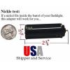 Heavy Duty AAA Battery Adapter, Flashlight using 18650 with sleeve WIDE BARREL