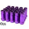 Z RACING PURPLE STEEL 20PCS LUG NUTS 12X1.5MM OPEN EXTENDED 17MM KEY TUNER HONDA #1 small image