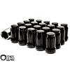 Z RACING TUNER SPLINE STEEL BLACK 20 PCS 12X1.25MM CLOSED ENDED LUG NUTS SET