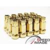 Z RACING GOLD 48MM STEEL OPEN EXTENDED LUG NUTS SET 20 PCS 12X1.5 HONDA EG