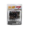 MUTEKI SR35 20PCS WHEELS TUNER LUG + LOCK NUTS (CLOSE END/12X1.25/BLACK)