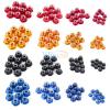 10Pcs M2/M3/M4/M5 Nylon Insert Self-Lock Aluminum Nuts Hex Lock Nut 4 Colors New