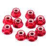 10Pcs M2/M3/M4/M5 Nylon Insert Self-Lock Aluminum Nuts Hex Lock Nut 4 Colors New